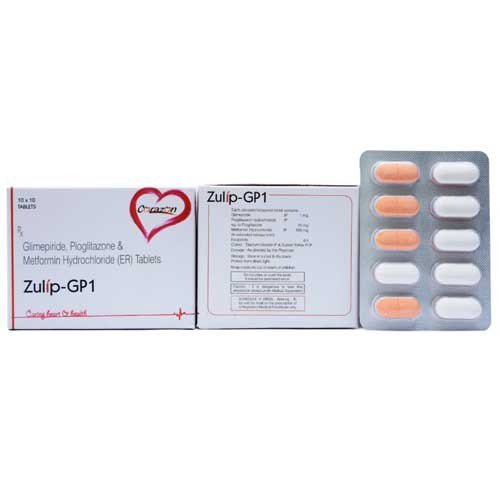 Glimepiride Metformin Pioglitazone 1mg 500mg 15mg Tablet